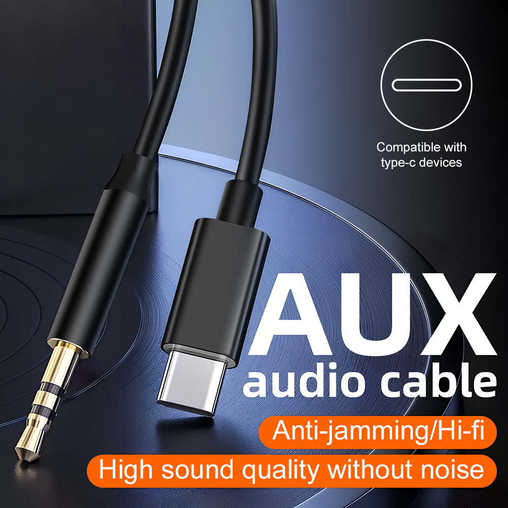 Audio Music Link - タイプ C から 3.5 ミリメートル AUX