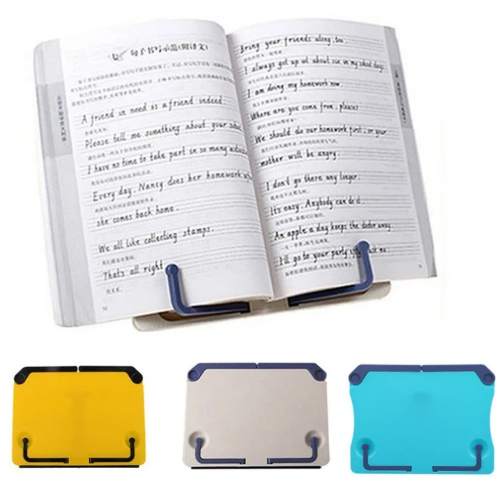 Music Stand Folding - ポータブル読書スタンドブックスタンドレシピ棚折りたたみホルダー料理本ホルダーオーガナイザーブックエンド音楽スコアレシピタブレット