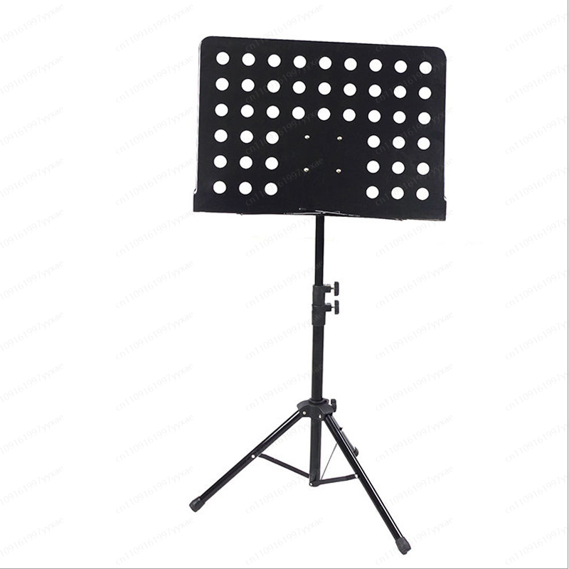 Music Stand Folding - プロ仕様大型譜面台 折りたたみ式 頑丈な昇降式 ギター古筝バイオリン楽譜台 楽器アクセサリー