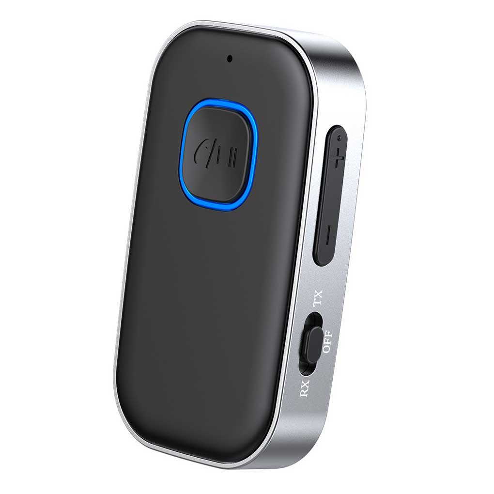 Audio Music Link - Bluetooth 対応レシーバー デュアルリンク 16 時間再生可能音楽オーディオアダプター