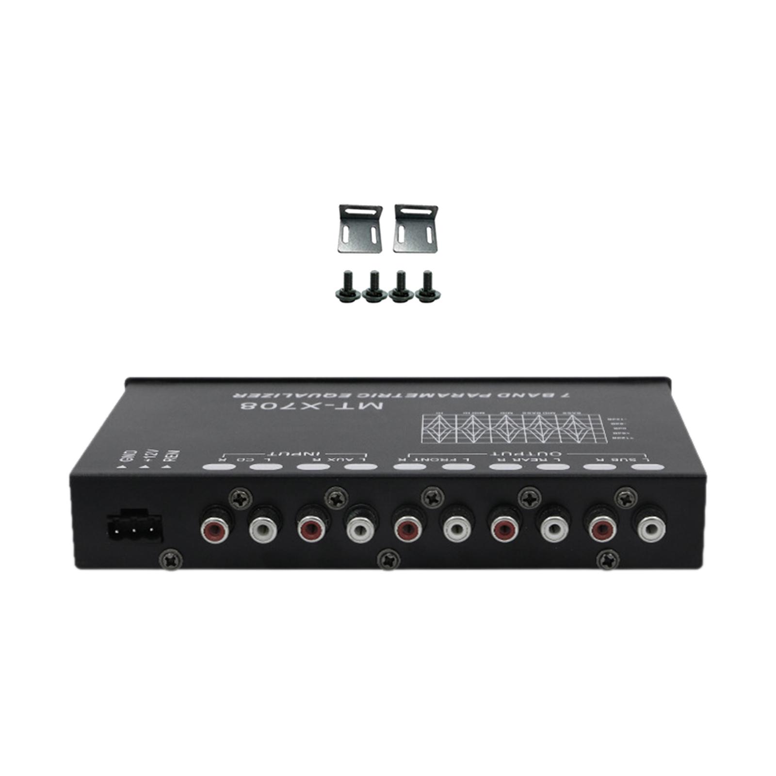 7バンドEQイコライザーDC 12Vサブウーファー出力カーオ - Audio Music Equalizer のレビューと価格