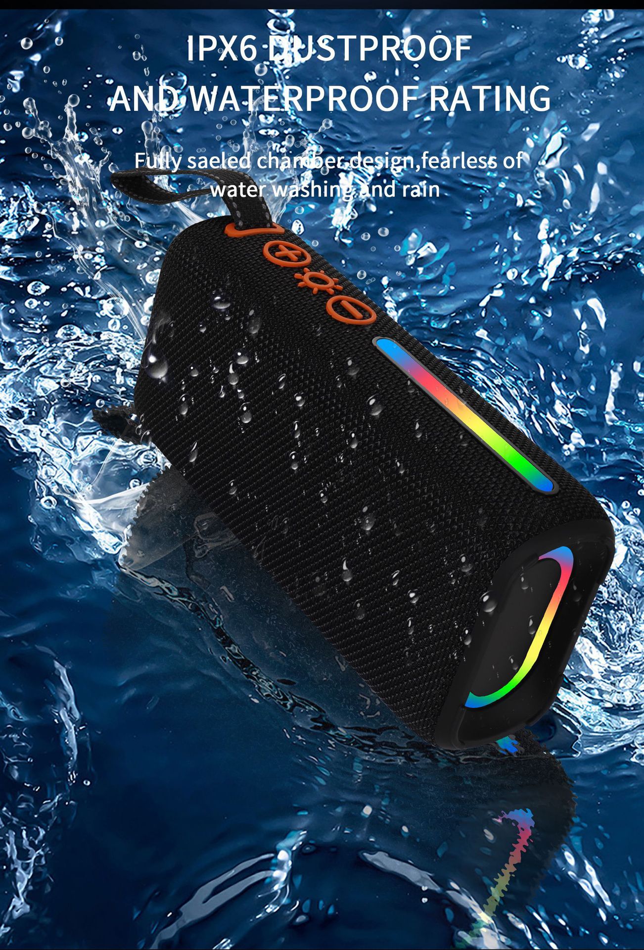 P PRO5 ワイヤレスBluetoothスピーカー RGB - Audio Music Equalizer のレビューと価格