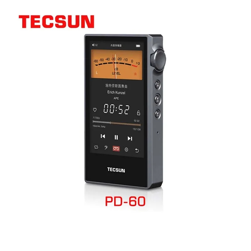 Tecsun PD-60 4 インチ IPS タッチスクリー - Audio Music Equalizer のレビューと価格