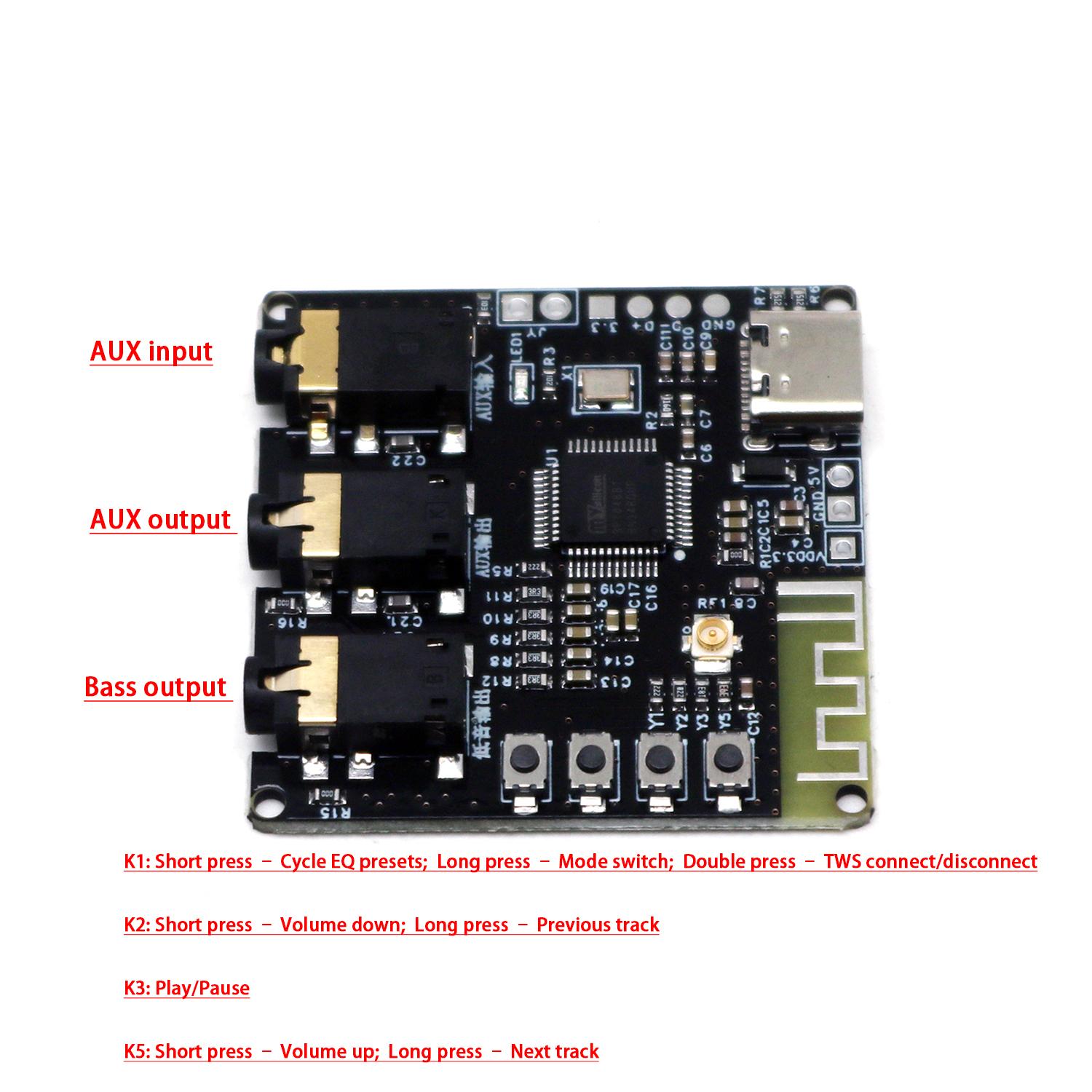 Bluetooth DSPチューニングモジュール BP104 - Audio Music Equalizer のレビューと価格