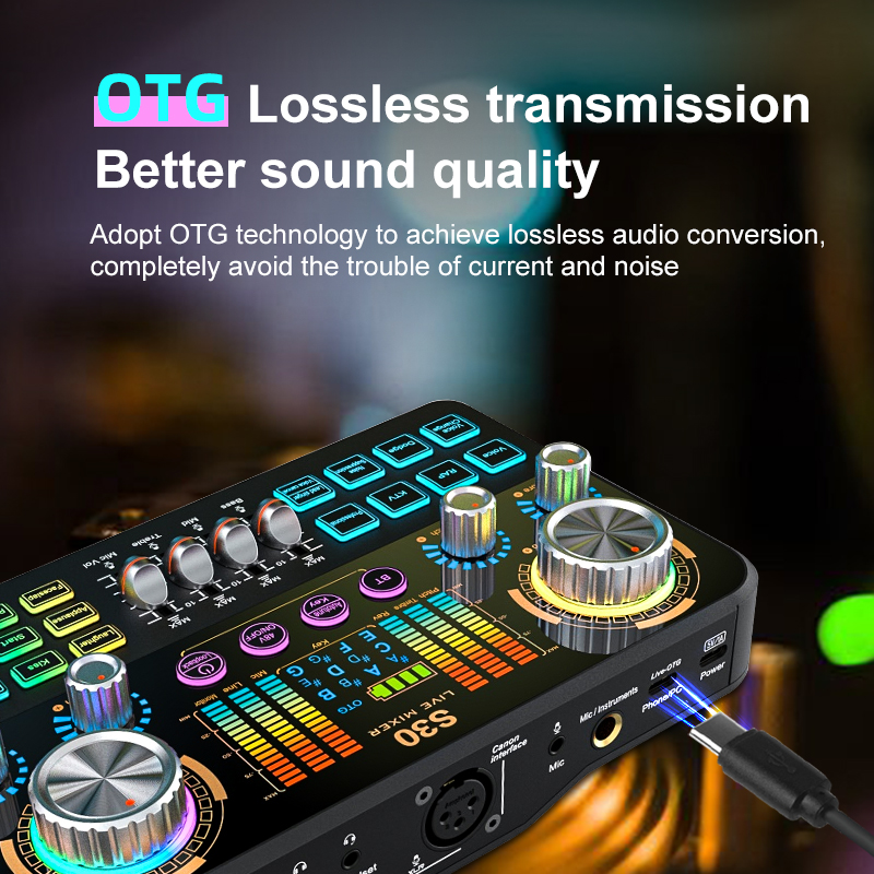 FUHAM S30 ライブサウンドカード オーディオミキサー - Audio Music Voice Changer のレビューと価格