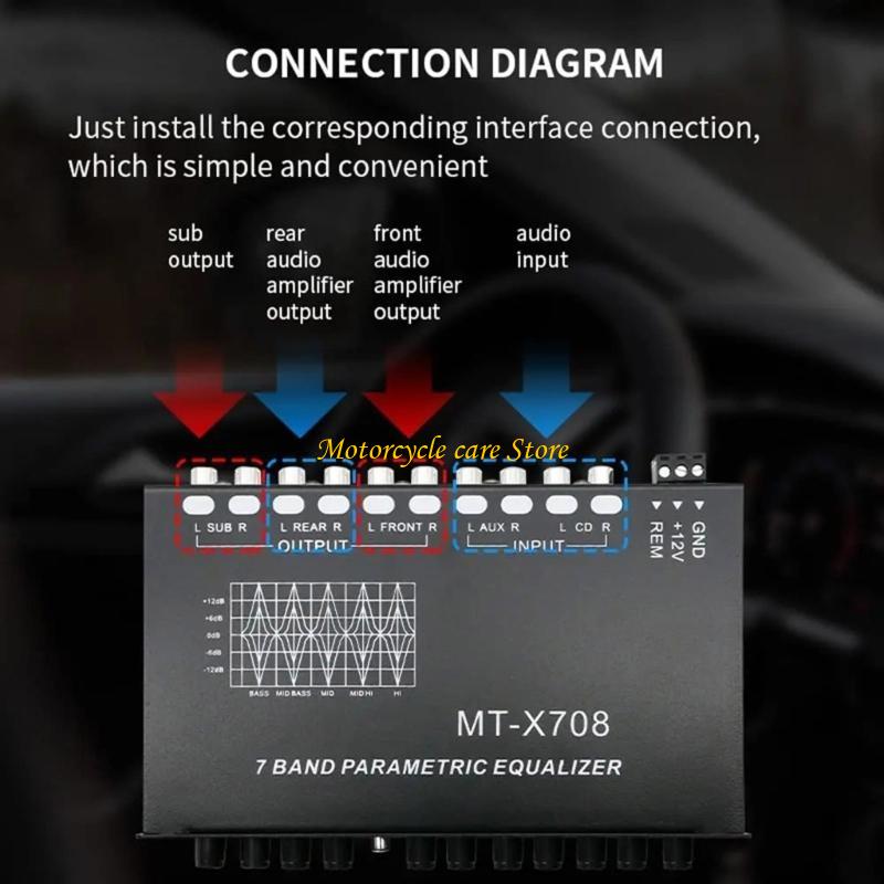 革新的な7バンドカーステレオイコライザー、簡単な取り付けとユ - Audio Music Equalizer のレビューと価格