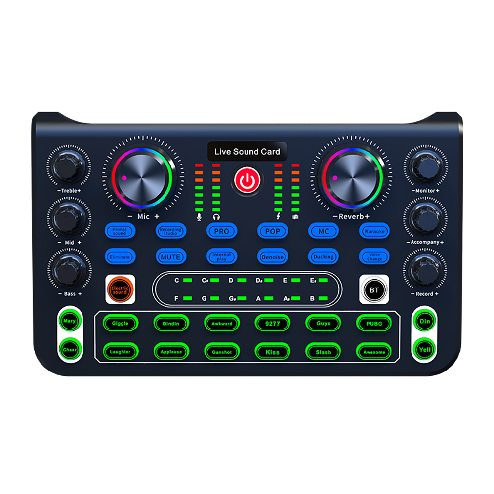 サウンドミキサーボード ライブサウンドカード ライブストリー - Audio Music Voice Changer のレビューと価格