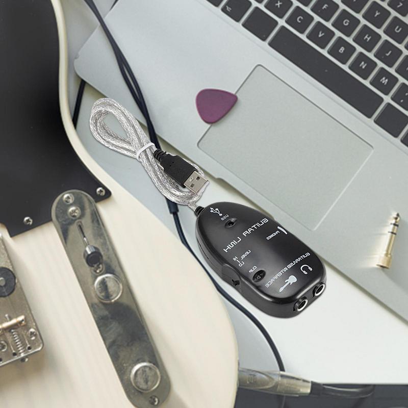 ギター用リンク付きUSBインターフェース,エレキギター用リン - Audio Music Link のレビューと価格