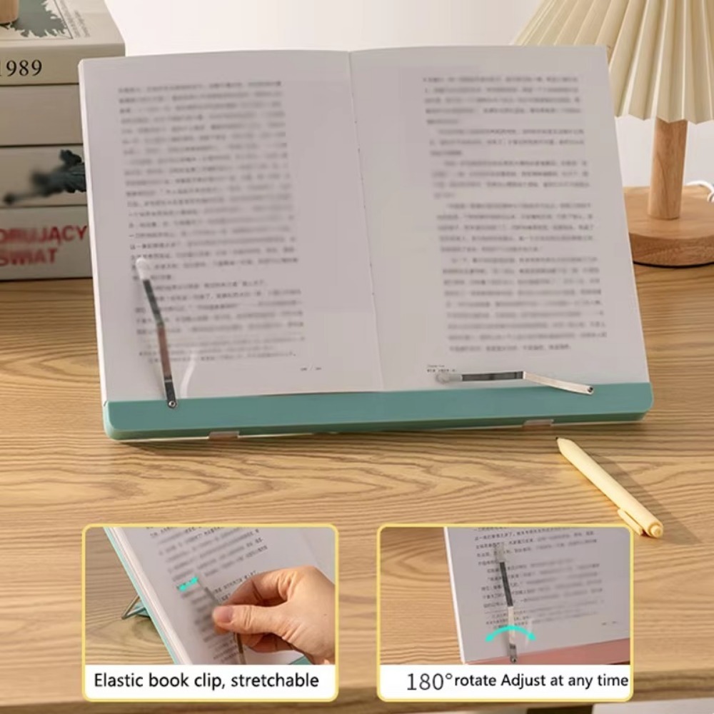 新しい調節可能なブックエンドスタンド折りたたみ式ポータブル読 - Music Stand Folding のレビューと価格