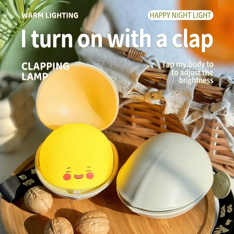 ハッピーナッツナイトライト漫画スマイリーフェイスソフトウォー - Audio Music Happy Birthday のレビューと価格