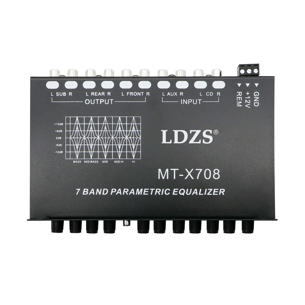 プロフェッショナル7バンドカークーライザー、多機能カーオーデ - Audio Music Equalizer のレビューと価格